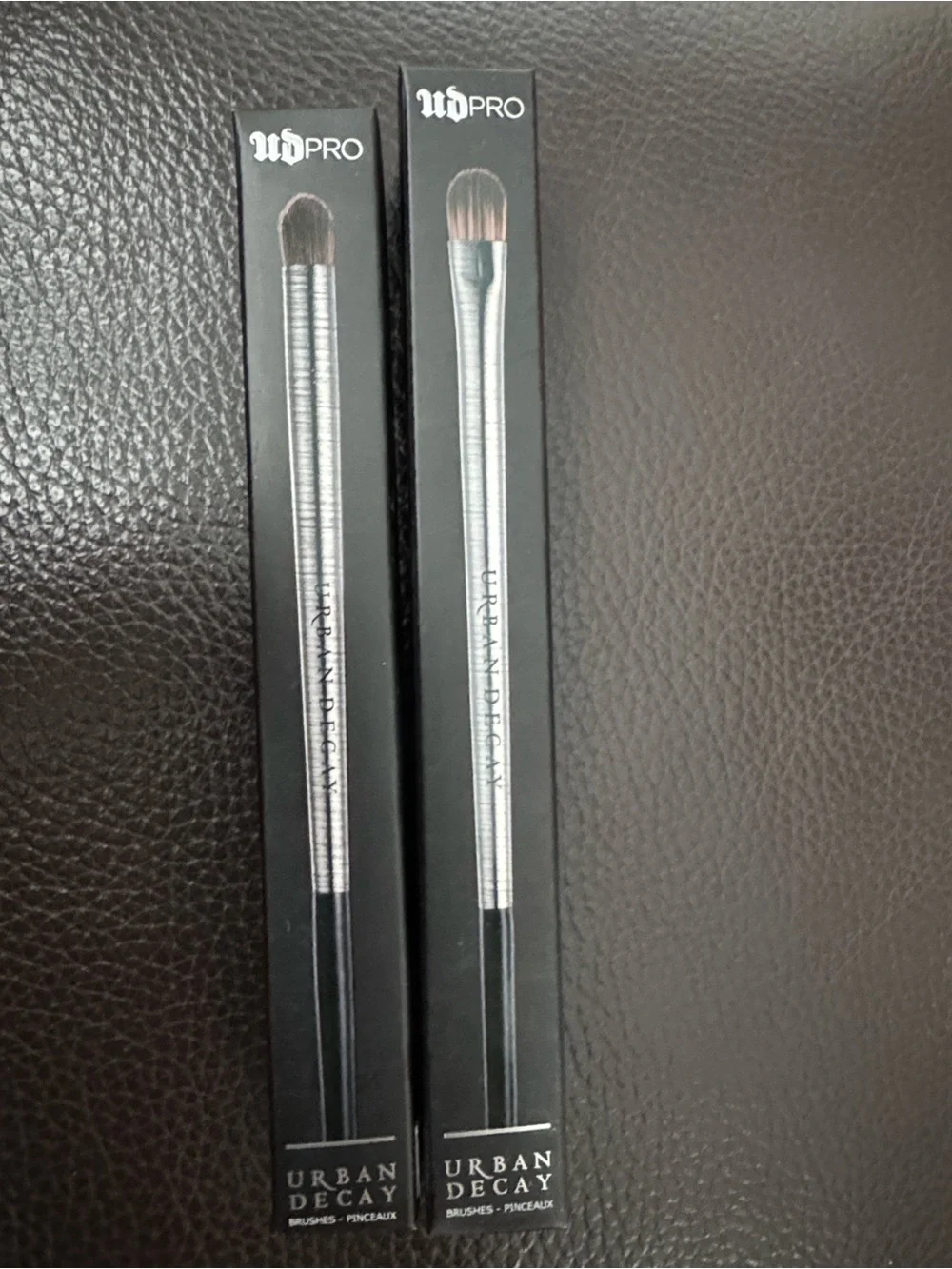 Urban Decay Silver Eyeshadow Brushes